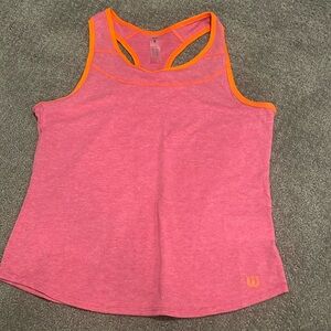 Wilson girls tennis tank top